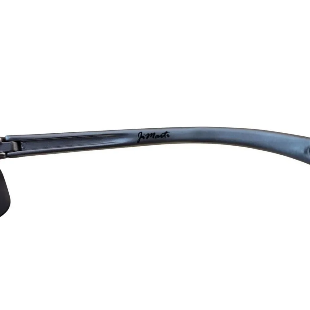 JiMarti Polarized Sunglasses Silver Blue Golf Fishing Cycling Unbreakable Frame